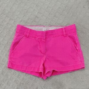 J. Crew Pink Chino Shorts